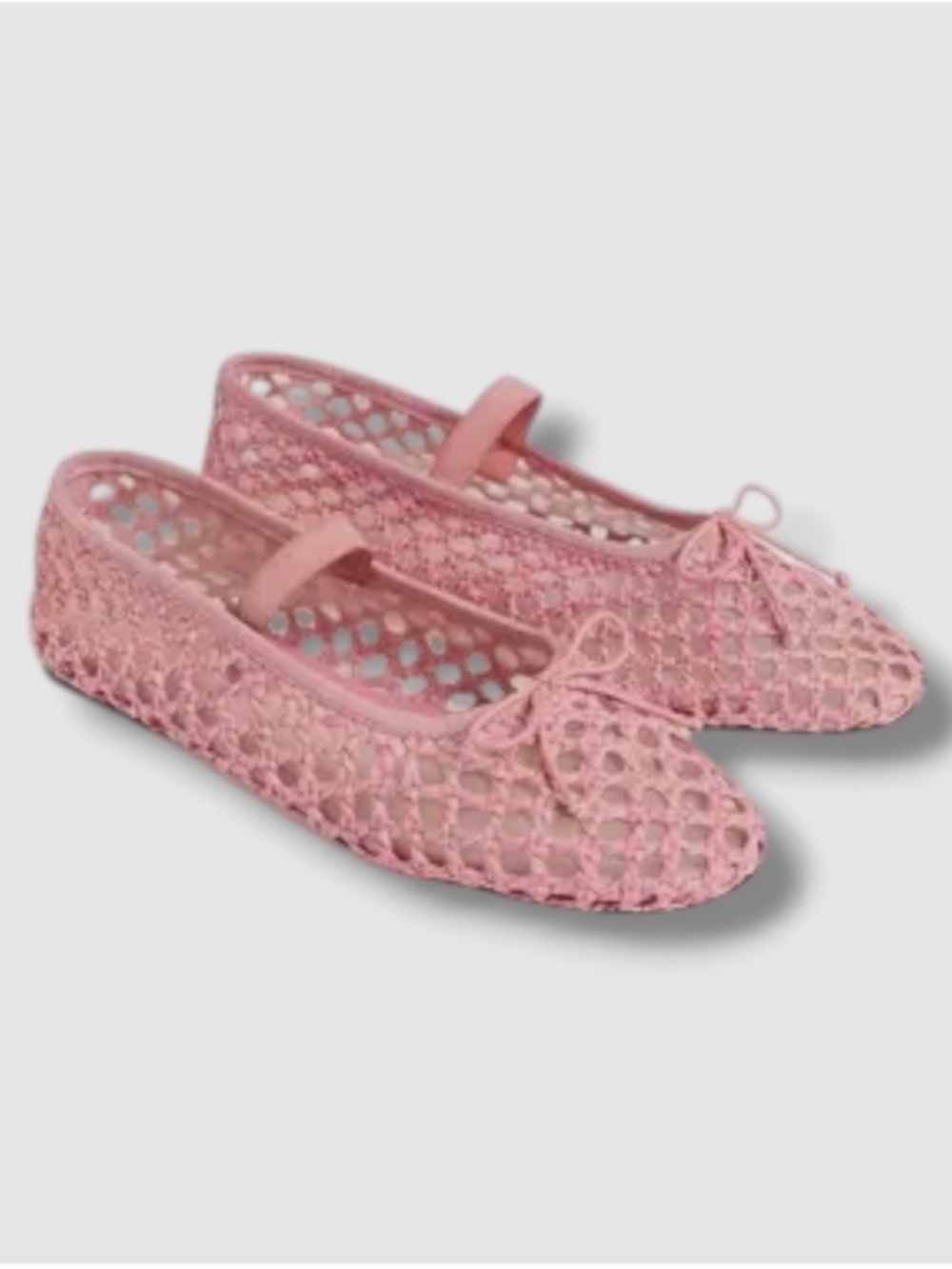 NWT Loeffler Randall Women's Pink Leonie Slip-On Ballet Flats Shoes Size 7B